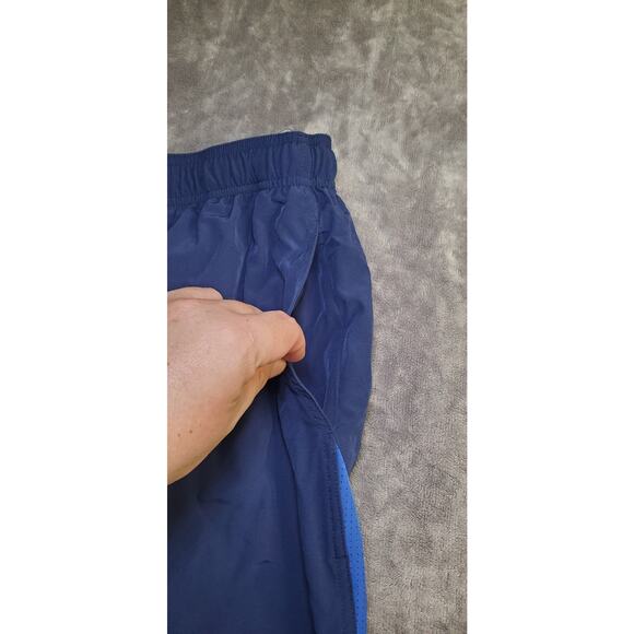 NIKE Men's Size M Blue Athletic Dri-Fit Shorts Pockets Drawstring Fitness C27-16 - Picture 3 of 8